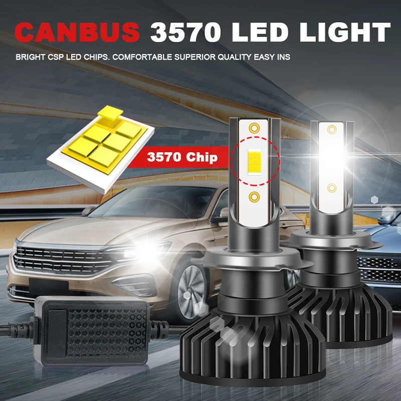 2 шт. Автомобильные противотуманные фары H7 Canbus H1 H4 9005 HB3 9006 HB4 H8 H9 H11