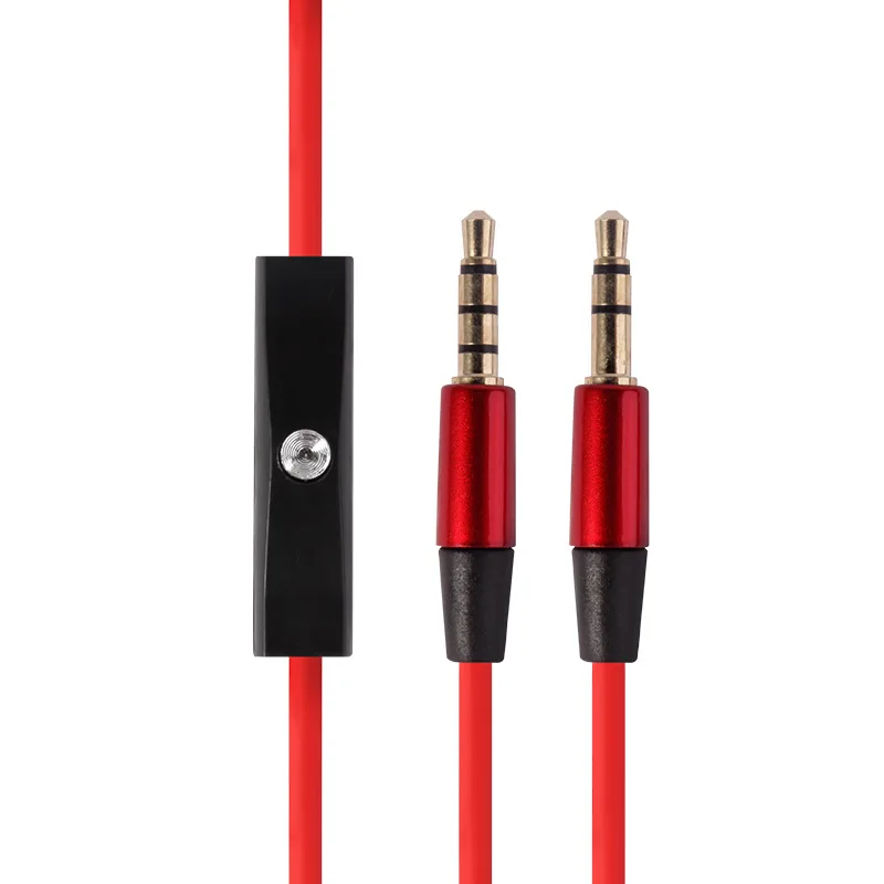 Male to Male for Monster Beats By Dr Dre Aux W/ Mic 3.5mm Re
