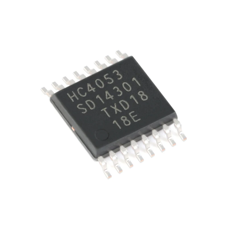 10PCS/Pack New Original 74HC4053PW, 118 TSSOP-16 three-way 2-channel analog multiplexer chip