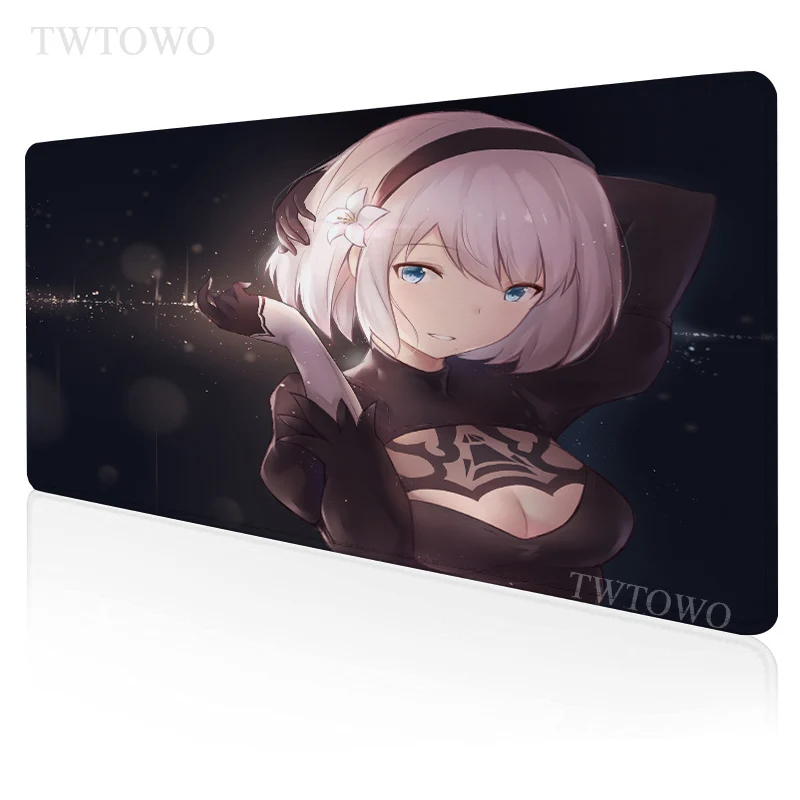 

Коврик для мыши Nier Automata 2b, игровой коврик для мыши XL HD, домашний коврик для мыши под заказ XXL, настольные коврики, ковер, офисный Противоскольз...