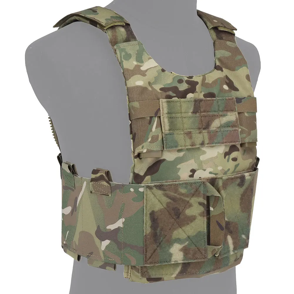 

Tactical Vest LV-119 Plate Carrier Overt Front Rear Plate Bag Elastic Cummerbund Body Armor Setup Airsoft Paintball Hunting Vest