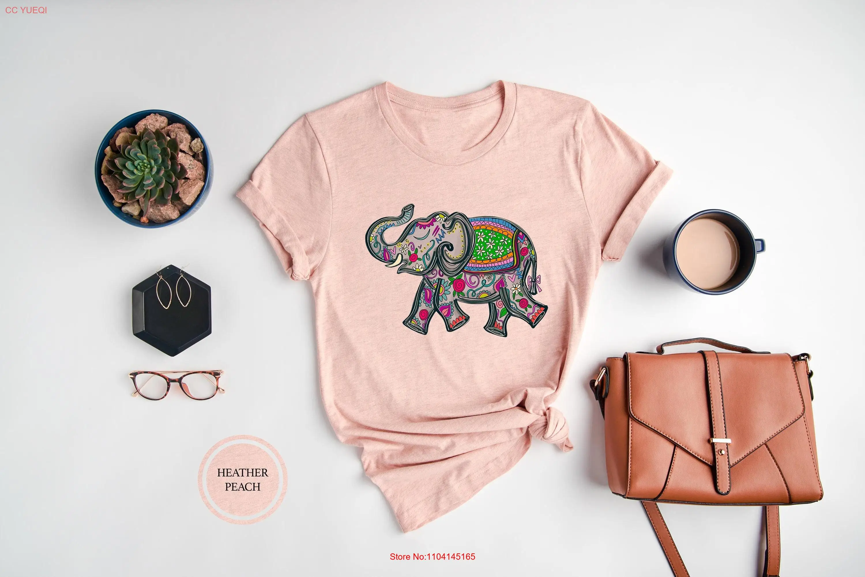 ElephanT футболка с цветочным принтом зоопарка женская для детей на открытом воздухе