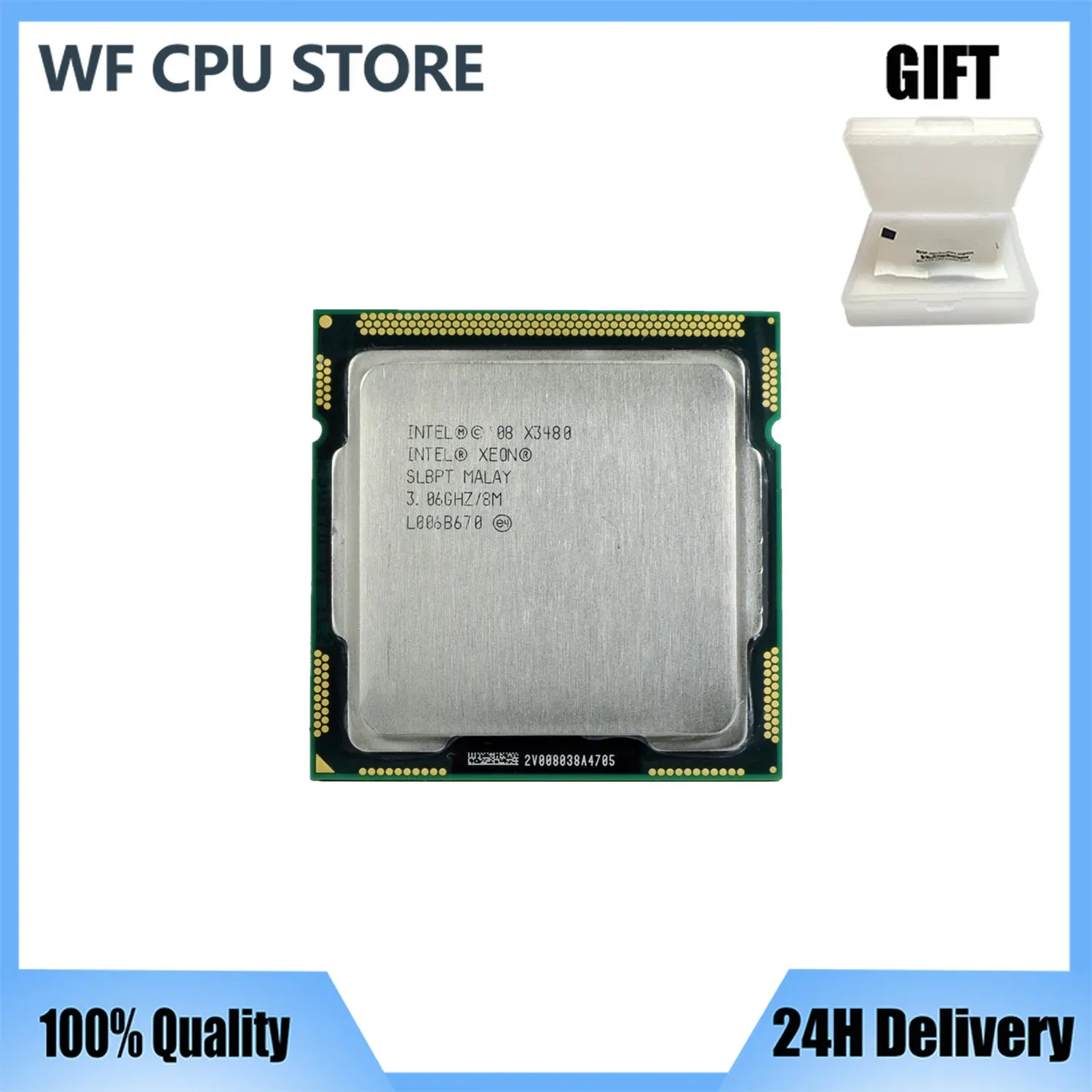 Процессор Intel Xeon X3480, 3,0 ГГц, четырехъядерный, восьмипоточный, 95 Вт, 8 Мб, 95 Вт, LGA 1156 Процессор Intel Xeon X3480, 3,0 ГГц, четырехъядерный, восьмипоточный, 95 Вт, 8 Мб, 95 Вт, LGA 1156