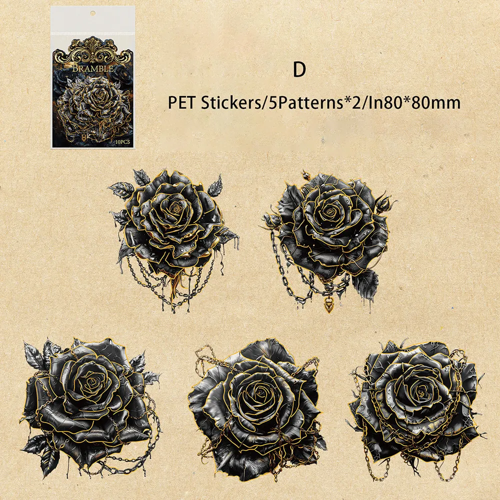 

Розовые наклейки с железной цепочкой, 10 дизайнов