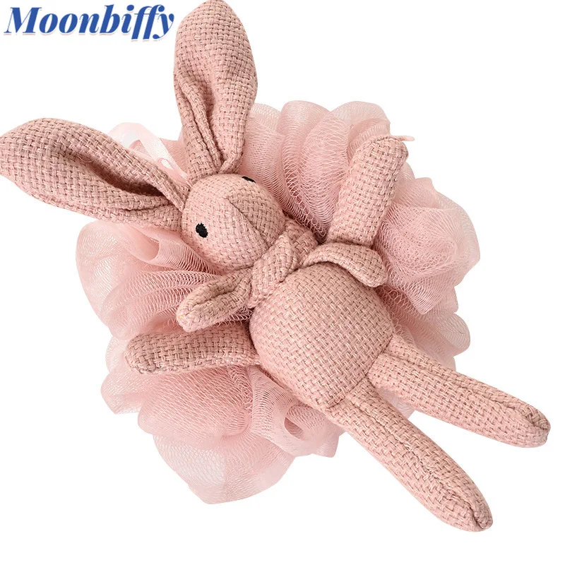 

Bath Ball Source Factory Bathing Bath Flower Creative Wishing Rabbit Cartoon Bath Towel Cartoon Rabbit Shape Beautiful and Cute