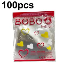 100pcs Bobo Balloon Transparent Bubble Ballon Clear Inflatable Helium Globos for Stuffing LED Light Up Balloon Wedding 10-36inch