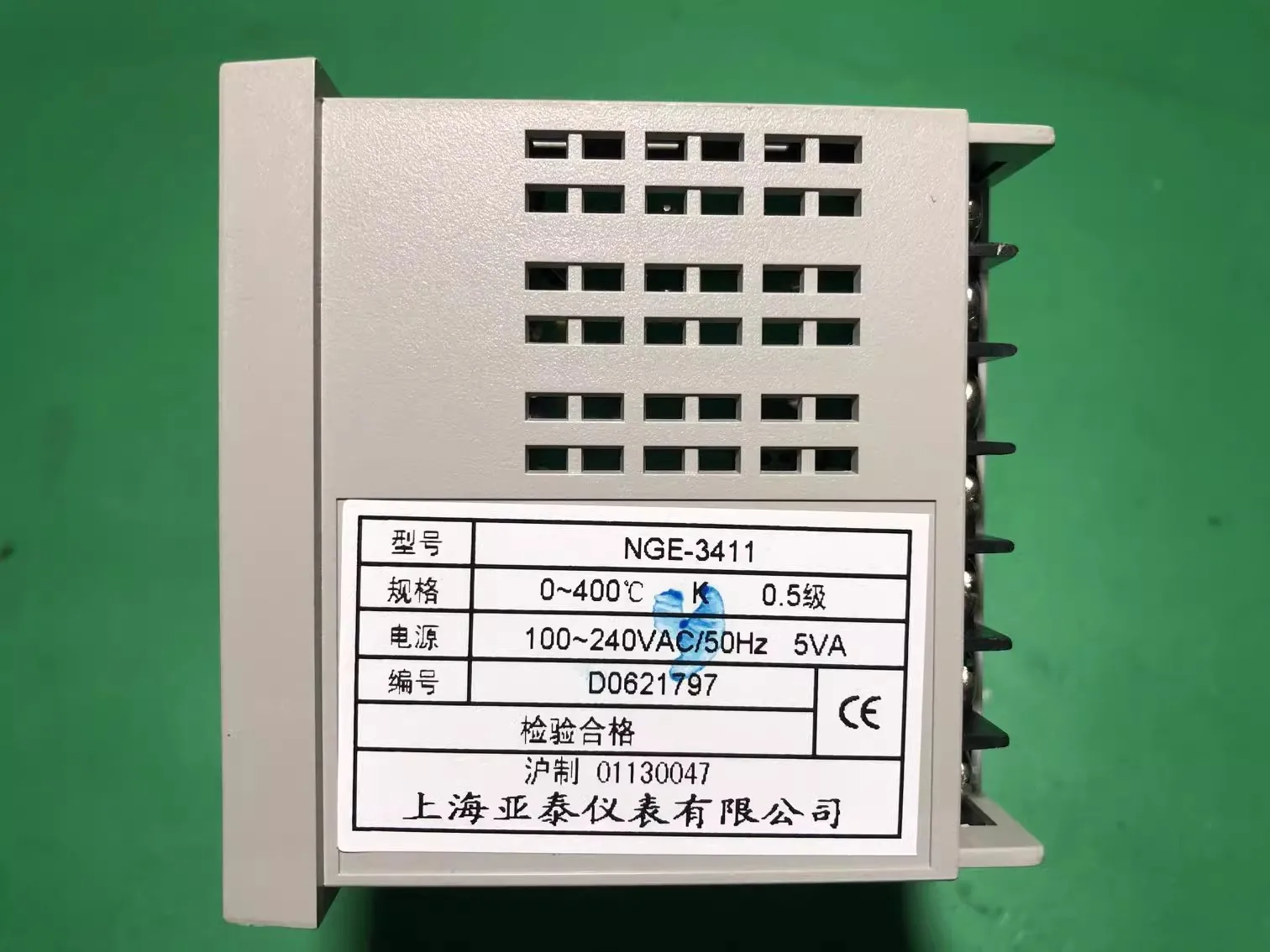 NGE-3411 Регулятор температуры прибора Shanghai Yatai NGE-3410 3400 3912 3000 3400G 3440
