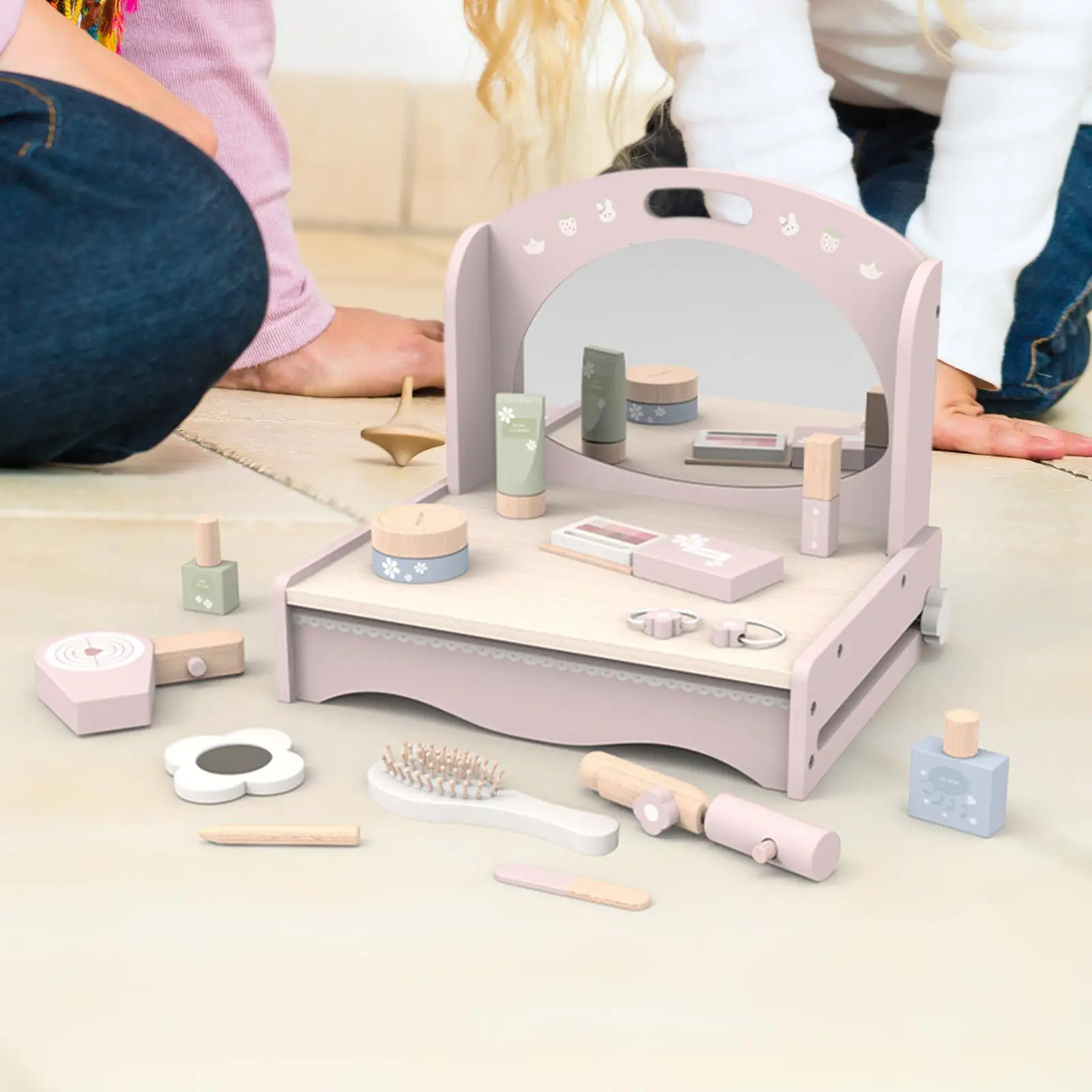 

dress Table Toy, Pretend Play Makeup Toy, Cosmetic Set ,Kids Play Vanity Toy ,for Role Play