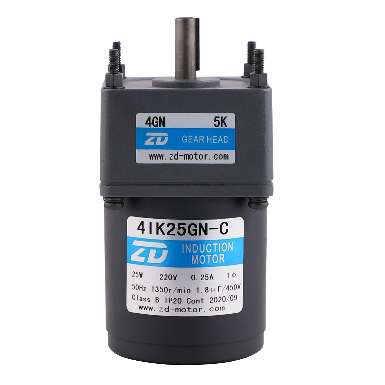 ZD мотор 80 мм 25 Вт AC индукционный редукторный двигатель 4IK25GN-C