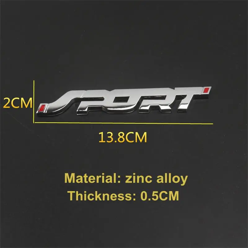 Металлическая 3D хромированная черная/серебряная Автомобильная наклейка для
