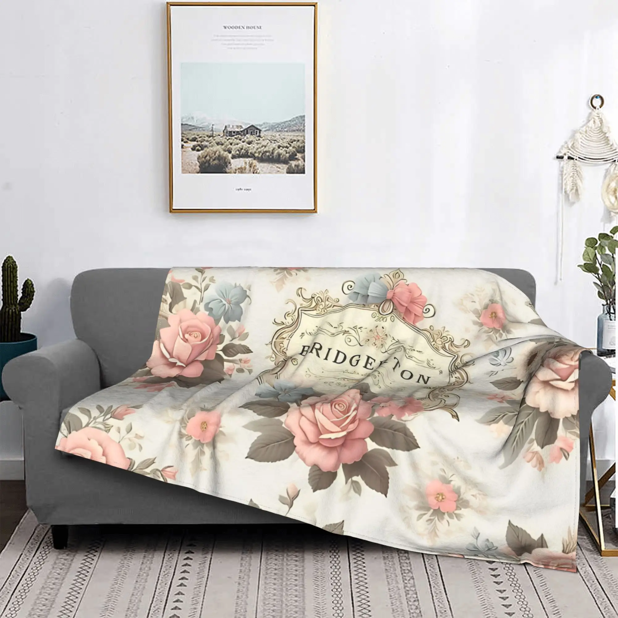 Одеяла Whimsical World Of Bridgerton Polin фланелевые весенне-осенние многофункциональные