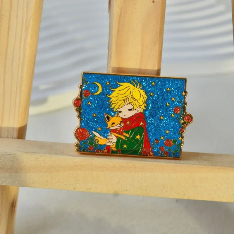 Le Petit Prince эмалированные булавки милая детская сумка брошь значки с героями