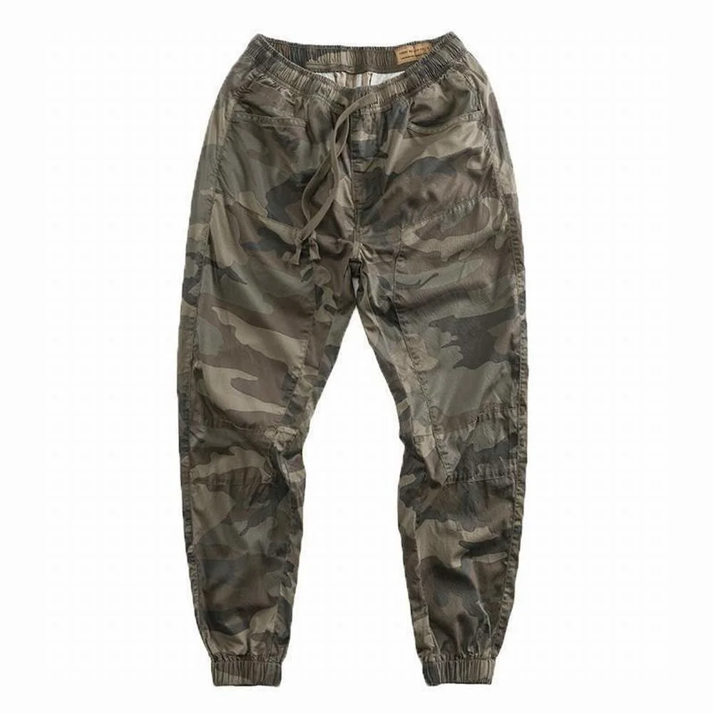 

Spring Autumn Men Camouflage Jogger Cargo Pants Loose Baggy Army Style Streetwear Military Pantalon Tactico Man Cotton Trousers