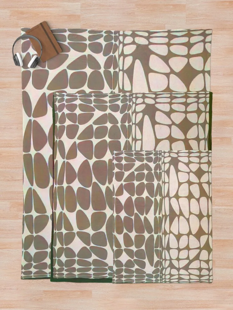 Victor Vasarely - Meandres Belle-Isle 1951 Декоративные одеяла Теплые термобелье для путешествий