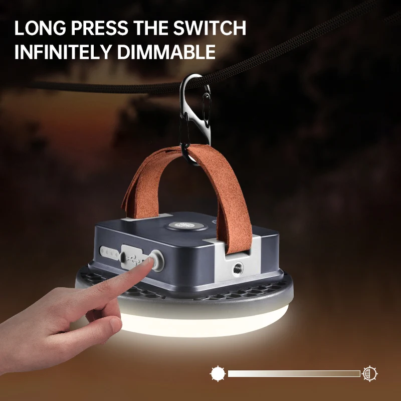 Кемпинговая лампа с длительным сроком службы уличная портативная для палатки