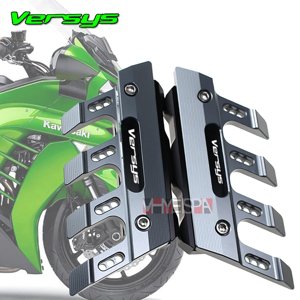 

Алюминиевый брызговик для мотоцикла Kawasaki VERSYS 650 1000 KLZ1000 CNC, Боковой защитный блок, переднее крыло, боковой ползунок против падения