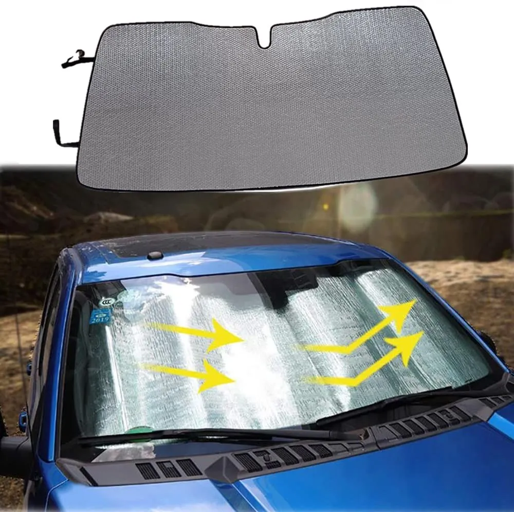 

Sun Visor For Ford F150 Car Front Windshield Sunshade Anti UV Ray Sunshade Cover Accessories For Ford F150 2015-2019