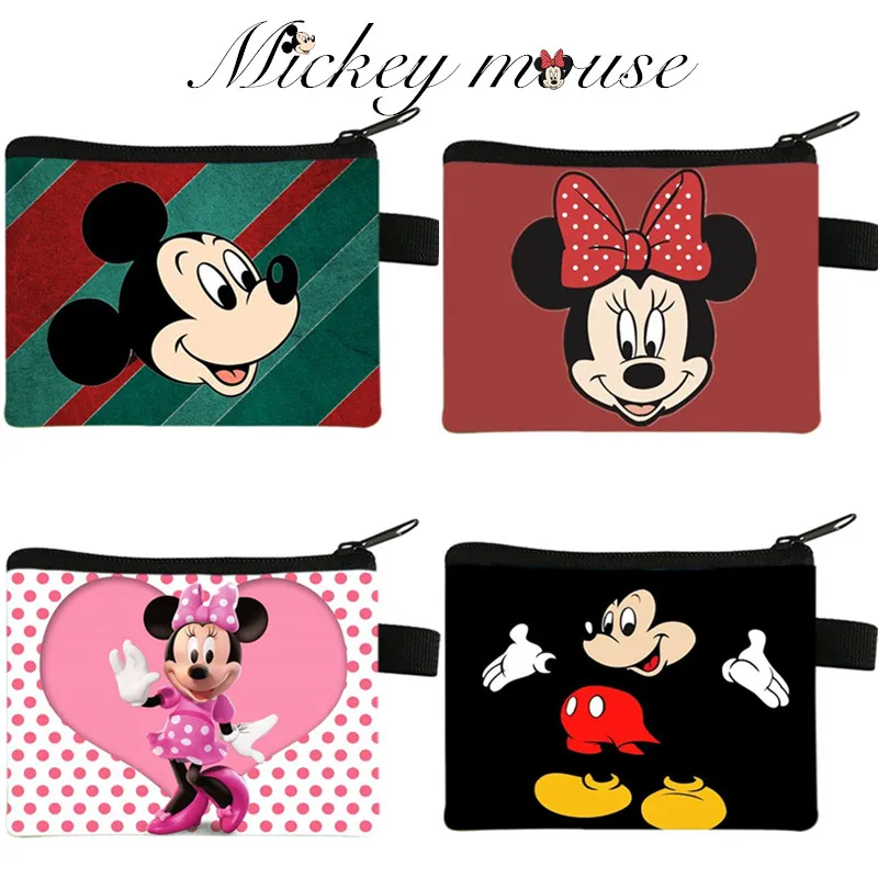 Baby Products Online - Disney Mini Women Shoulder Messenger Bags For Women Mickey  Mouse Pu Mobile Phone Bag Zipper Doll Leather Storage Bags Set 2 Pieces -  Kideno