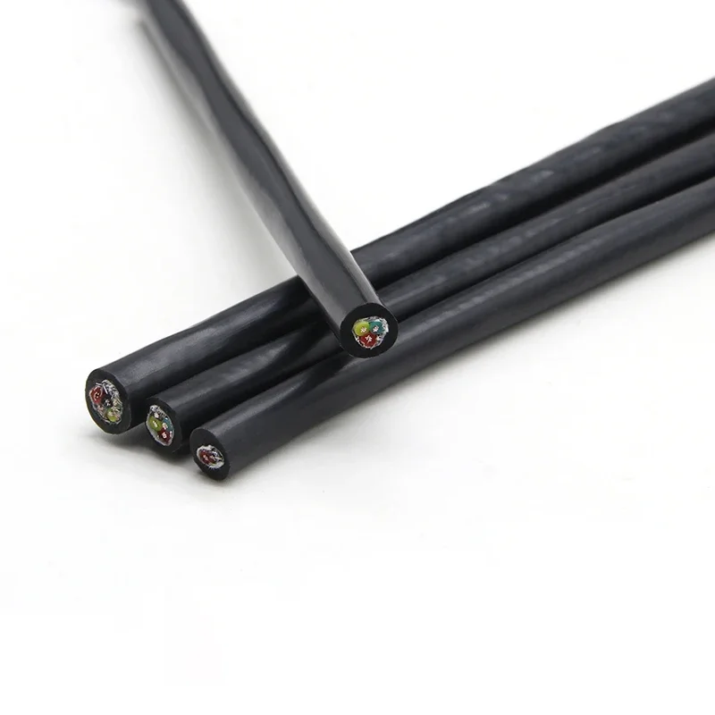 1/5/10 м силиконовый резиновый экранированный кабель 0 3 5 75 1 2 2.5mm м² 4 6-жильный