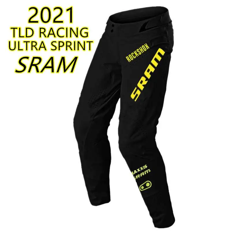 

NEW For Sram TEAM VERSION BMX MTB Bike Pants SPRINT ULTRA Mountain Bike Pants XC Cycling Pants ROCK SHOX Racing Pants