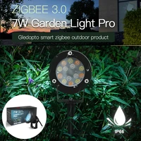 gledopto zigbee 3 0 pro 7w garden lawn lamp light acdc 24v outdoor led spike light waterproof spot bulbs