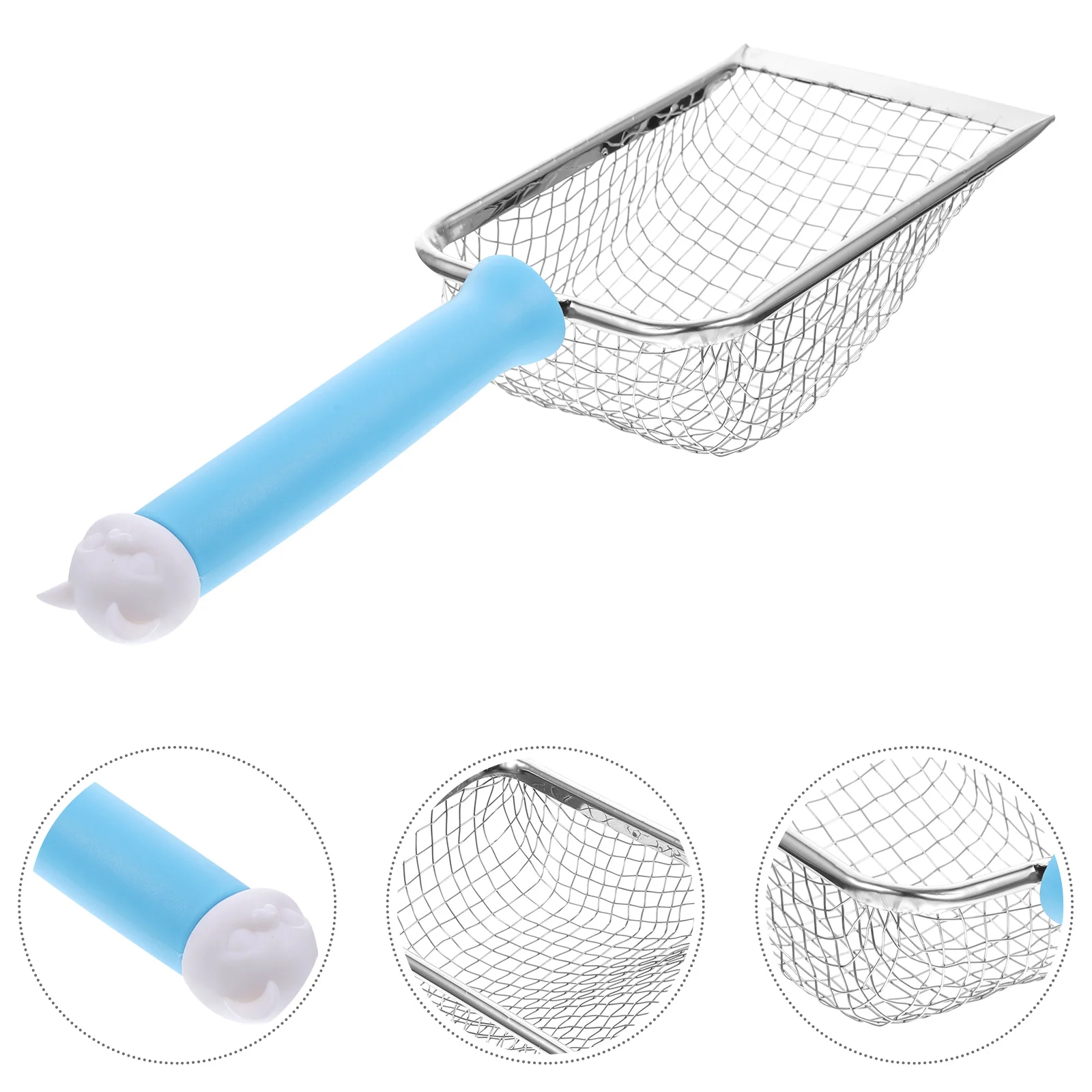 

Cat Litter Portable Pet Metal Scoop Cleaning Sand Scooper Stainless Steel