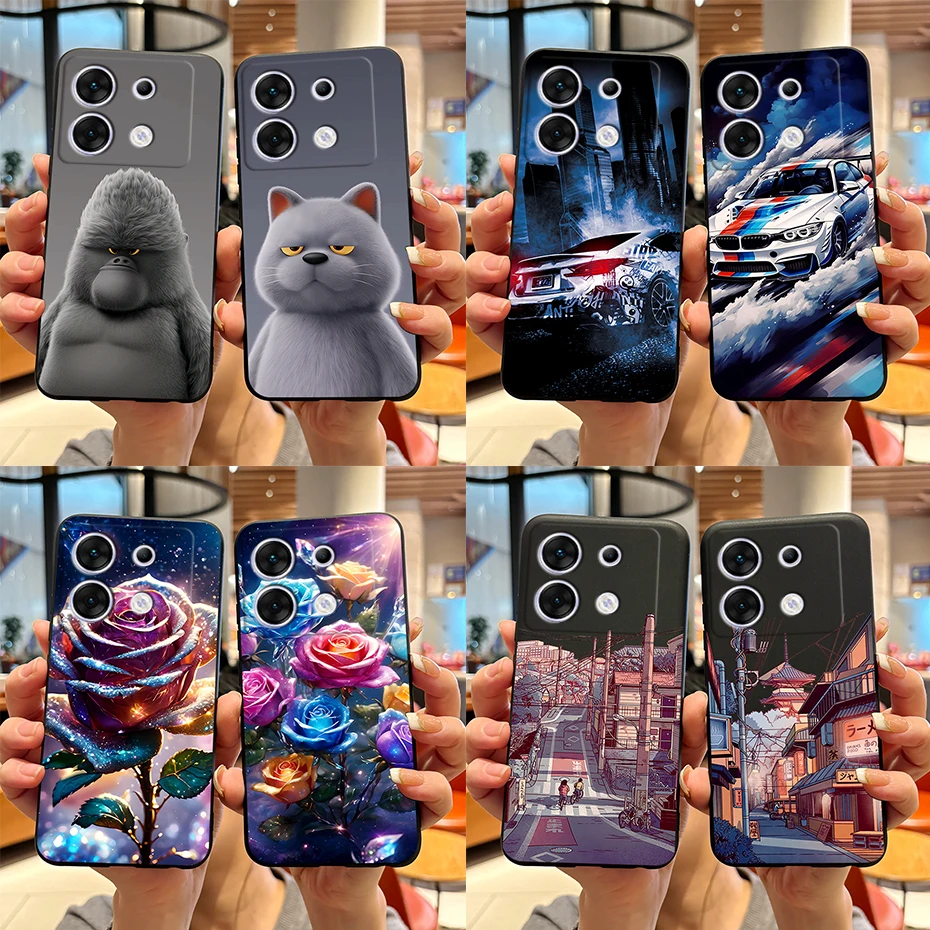 Креативная нишевая защита от падения для Tecno Spark Go 2024 модные чехлы телефона 20C