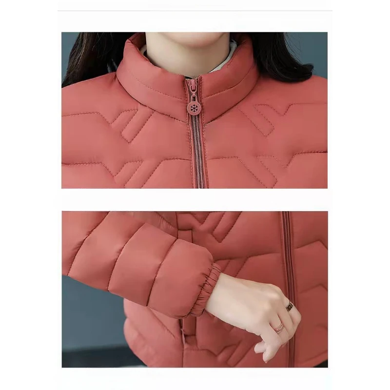 2023 New Fashion Comfortable Light Autumn and Winter down Cotton-Padded Jacket Loose Short Thick Small Padded Jacket