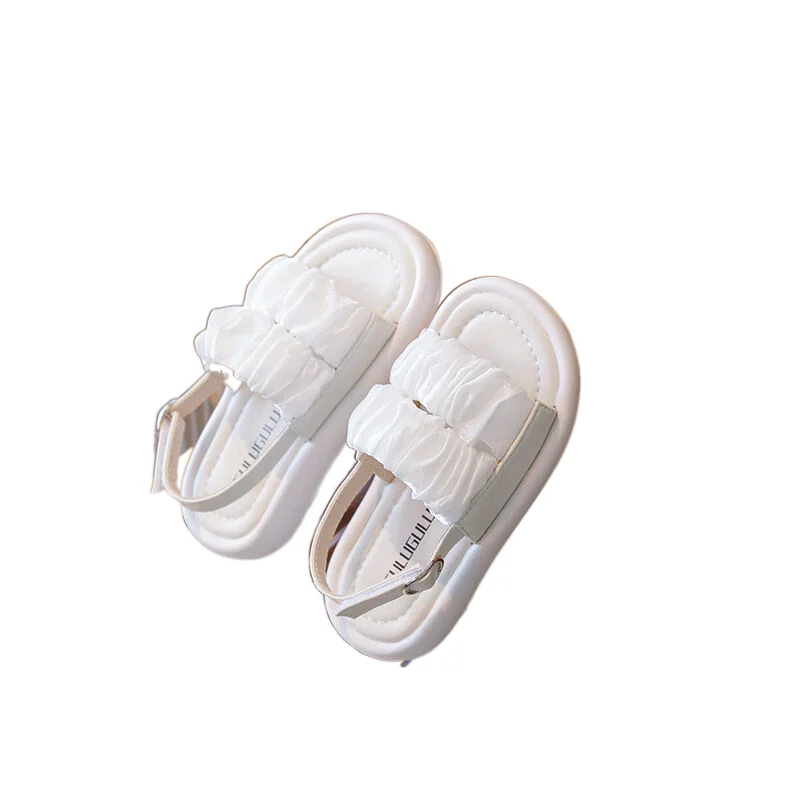 Double purpose slippers and sandals Summer Girls Out wear Slippers Baby Sandals Fashion Solid Color Flat Bottom
