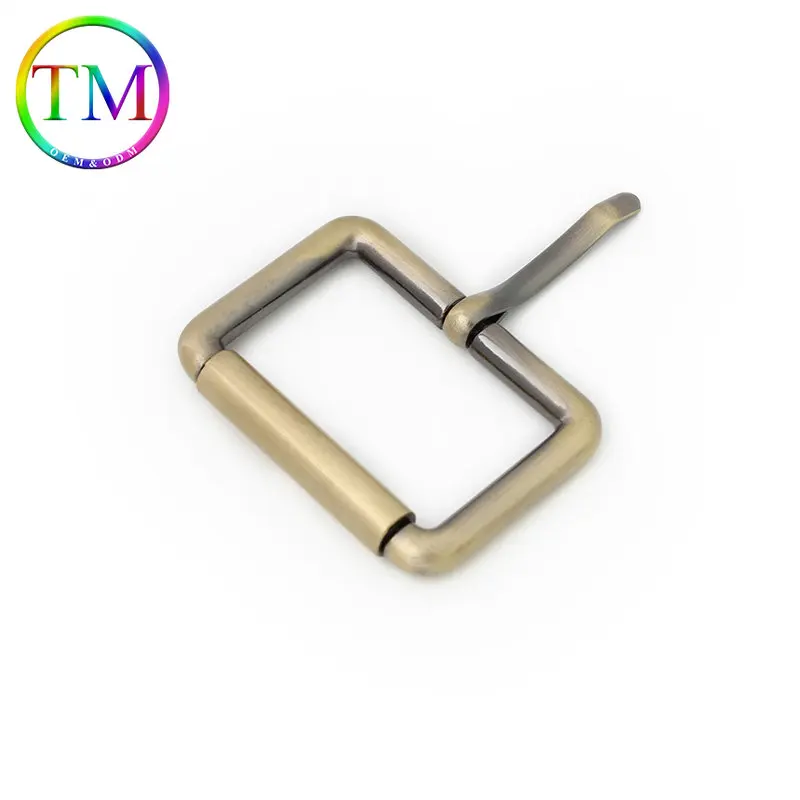 10-50Pcs 6Colors Metal Single Pin Buckle Handbag Strap Square Ring Adjuster Buckle For Belt Leather Craft Accessories