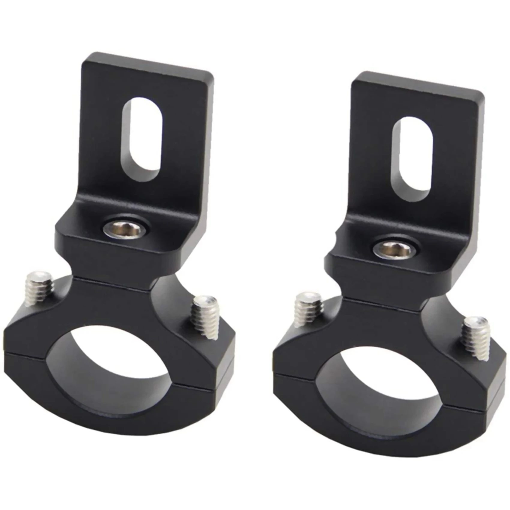 

2X Universal Handlebar 22 25mm 7/8 Inch Motorcycle Headlight Bracket Spotlight Tube Clamp for Cafe Racer Chopper,TG81