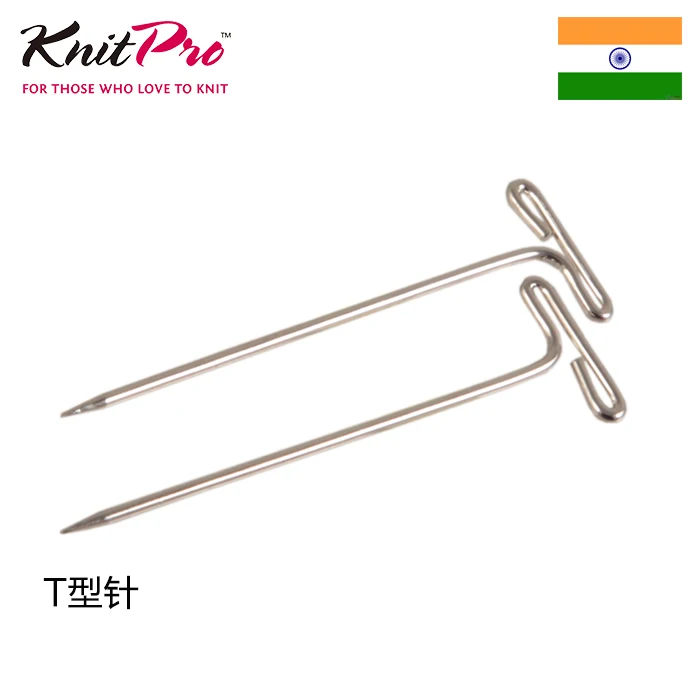 Knitpro T-Shaped Needle Imported Knitting Tools Shaping Special Sweater Set Scarf Shawl 0873