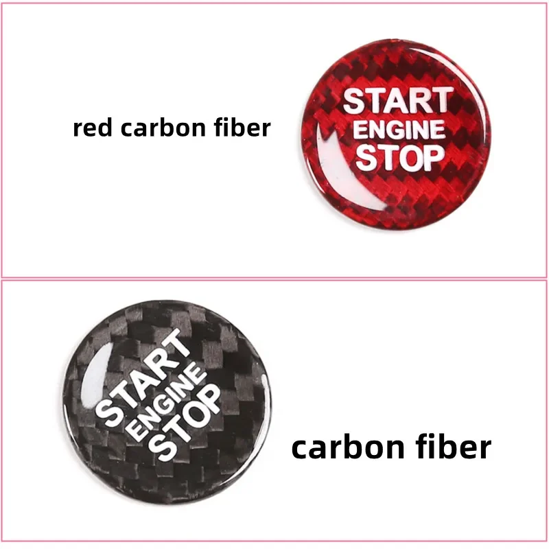 Кнопка переключения двигателя из углеродного волокна для Land Rover Discovery Sport 5 Range