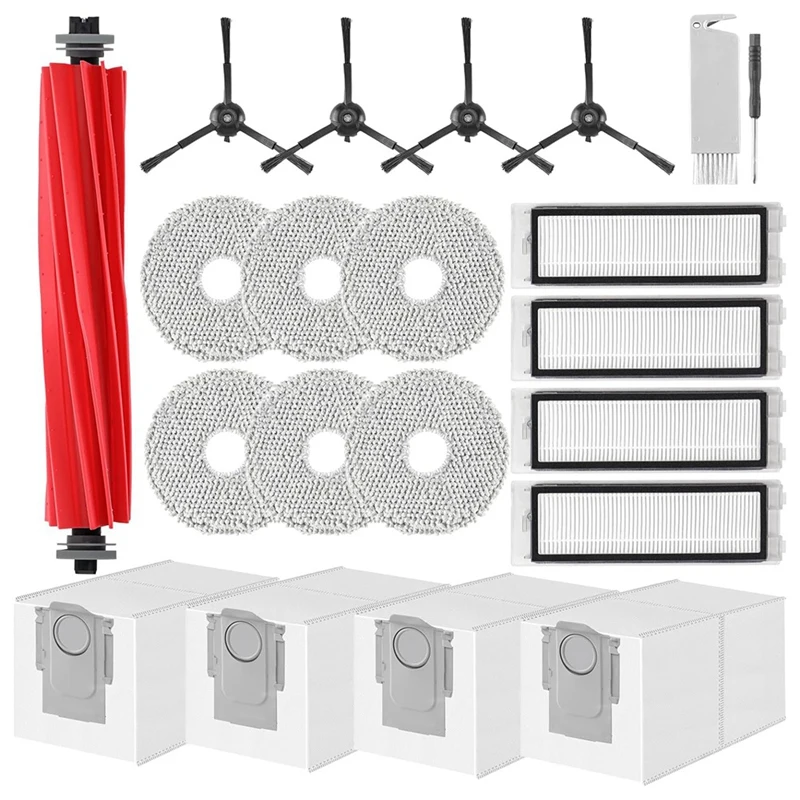 Для Roborock Q Revo робот-пылесос основная боковая щетка Hepa фильтр швабра тканевые