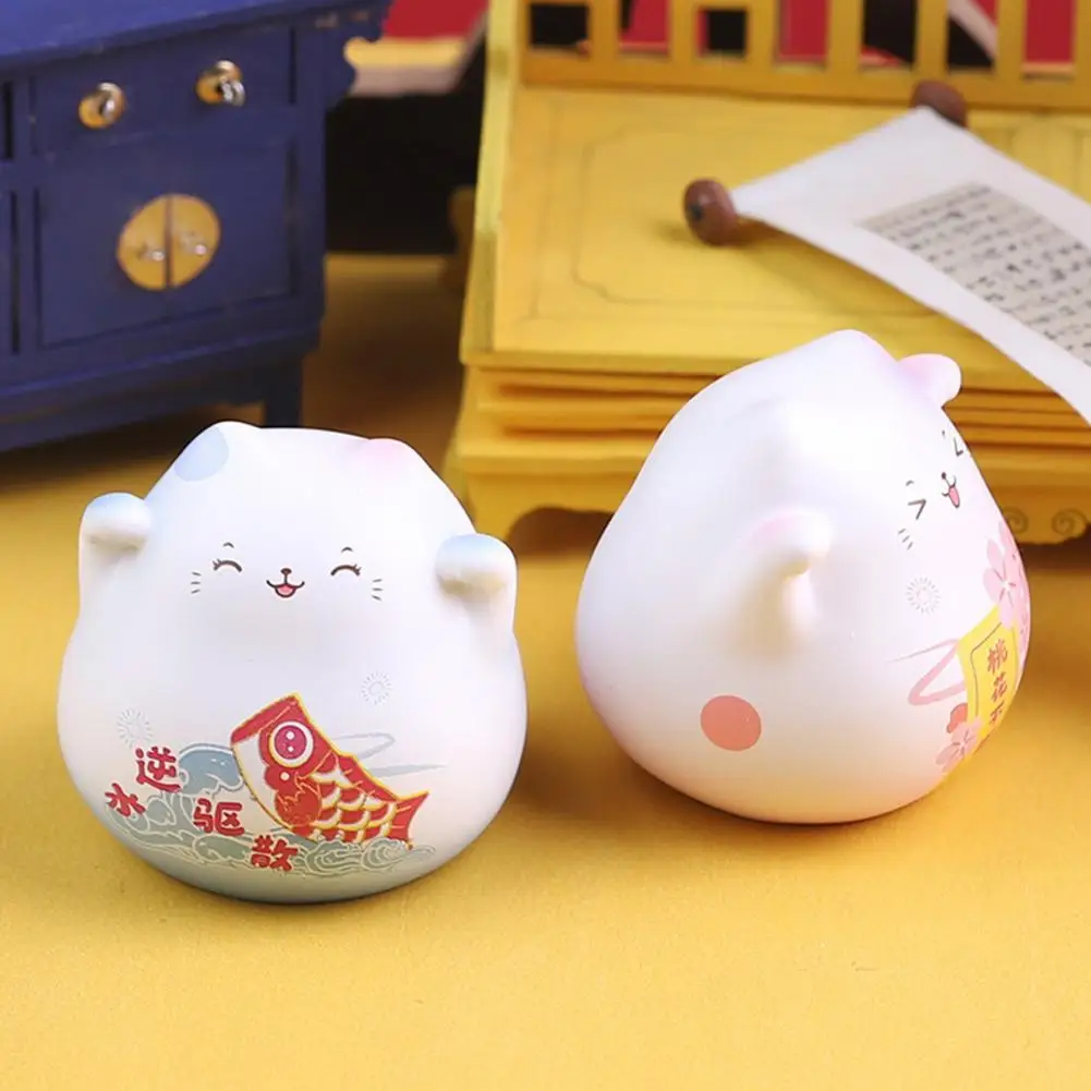 

Cat Sculpture Long Lasting Resin Cat Craft Cat Animal Resin Sculpture