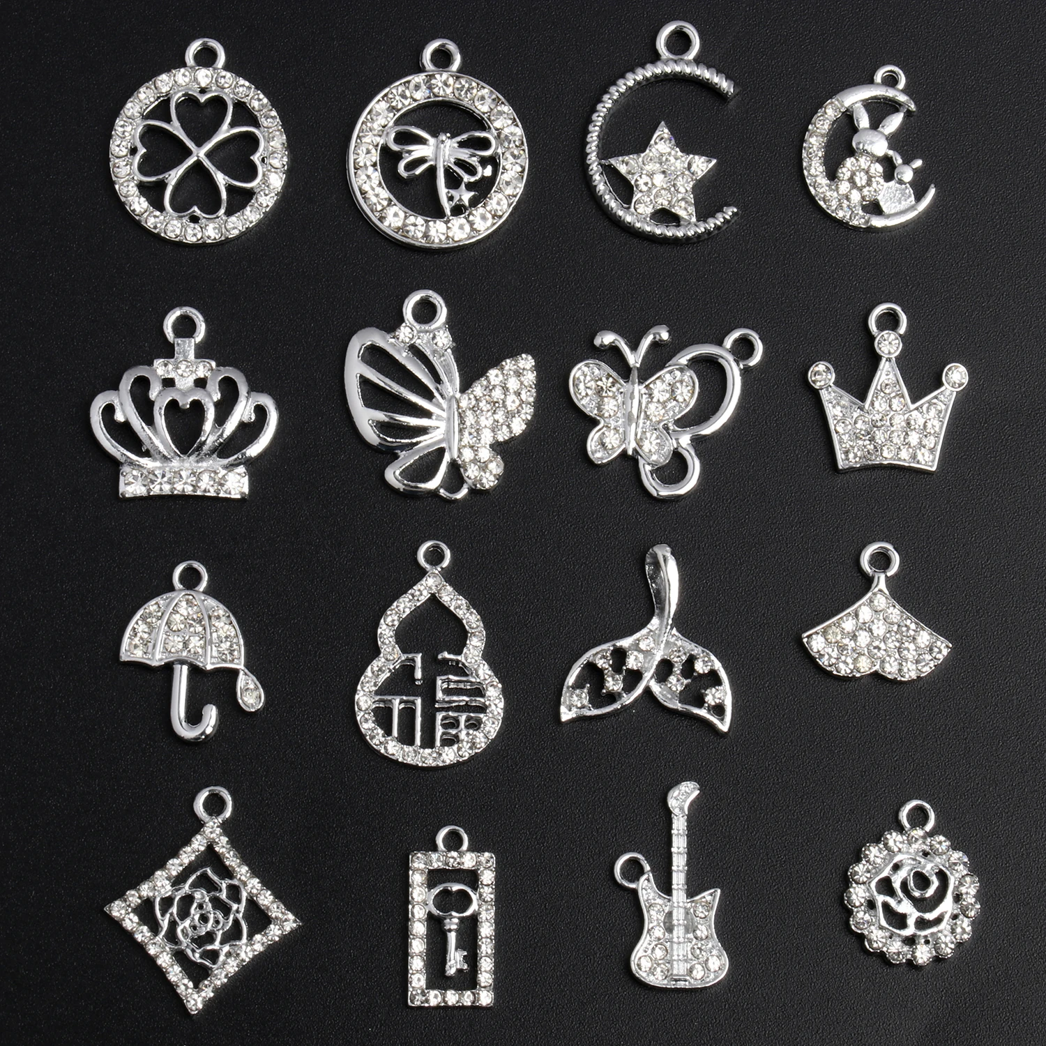 5шт/лот 43 Виды Модный Сплав Шарм Подвеска Луна Любовь Сердце Дельфин Женщины Ювелирные Изделия Для DIY Ожерелье Кулон Аксессуары