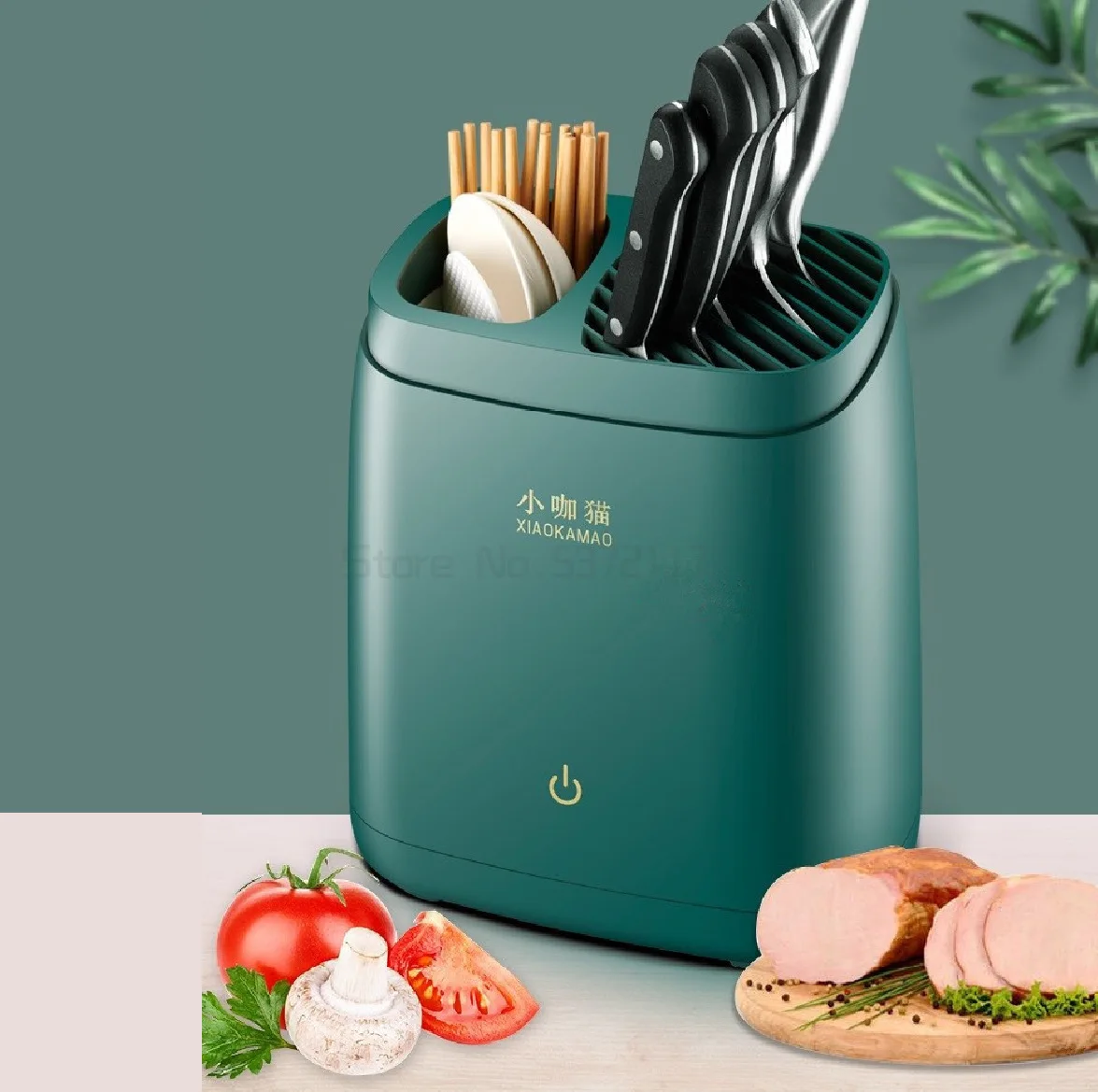 

Умная кухонная полка для инструментов для дезинфекции, стойка для палочек, разделочная доска, клетка для палочек, встроенная многофункцион...