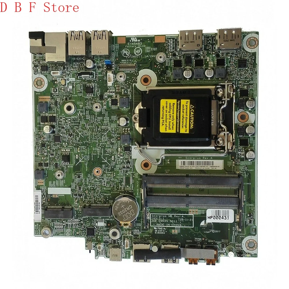 

High Quality for HP 907154-001 907154-601 Q270 Mini Mainboard Elitedesk 800 G3 DM Pre-Shipment Test