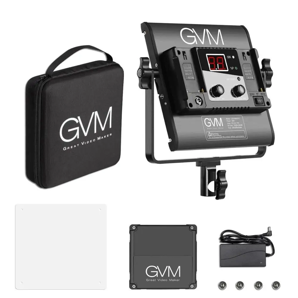 Ламсветильник GVM 480LS для профессиональной фотосъемки Led прожектор правой лампы с