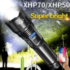 Мощный яркий фонарик, 5 режимов, перезаряжаемый от Usb, масштабируемый для улицы, кемпинга, тактический охотничий фонарик, светодиодные фонарики высокой мощности