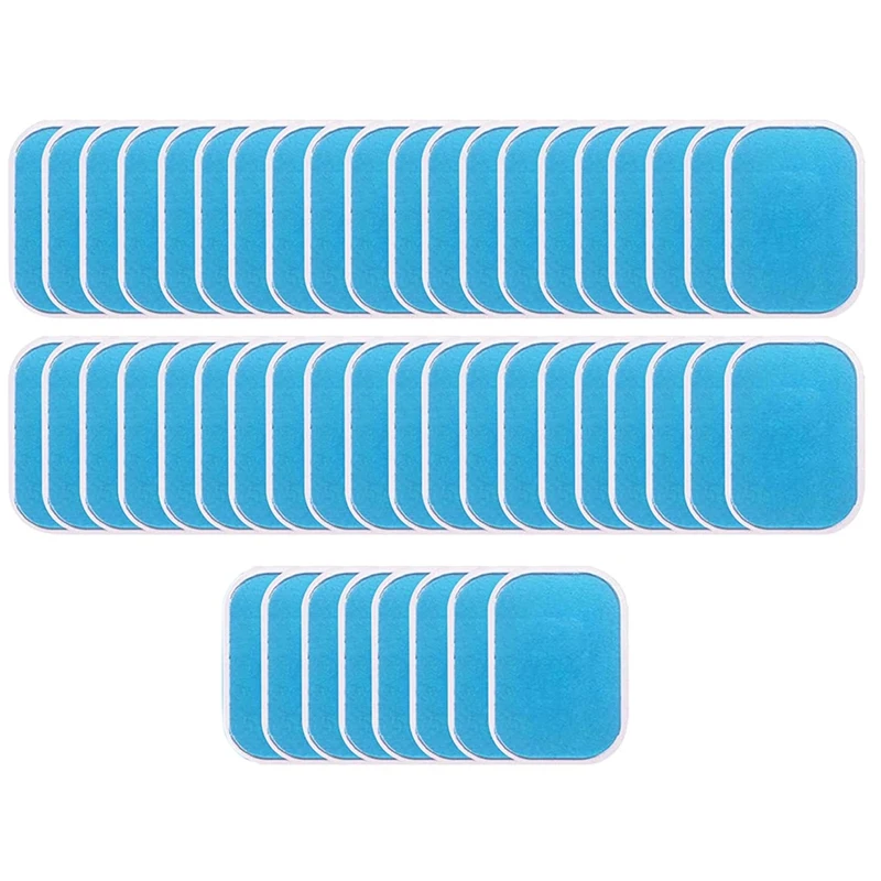 

Hot 48 Pcs Gel Pads Replacement For EMS Abdominal Trainer Muscle Multifunctional Exerciser Slimming Machine Accessories