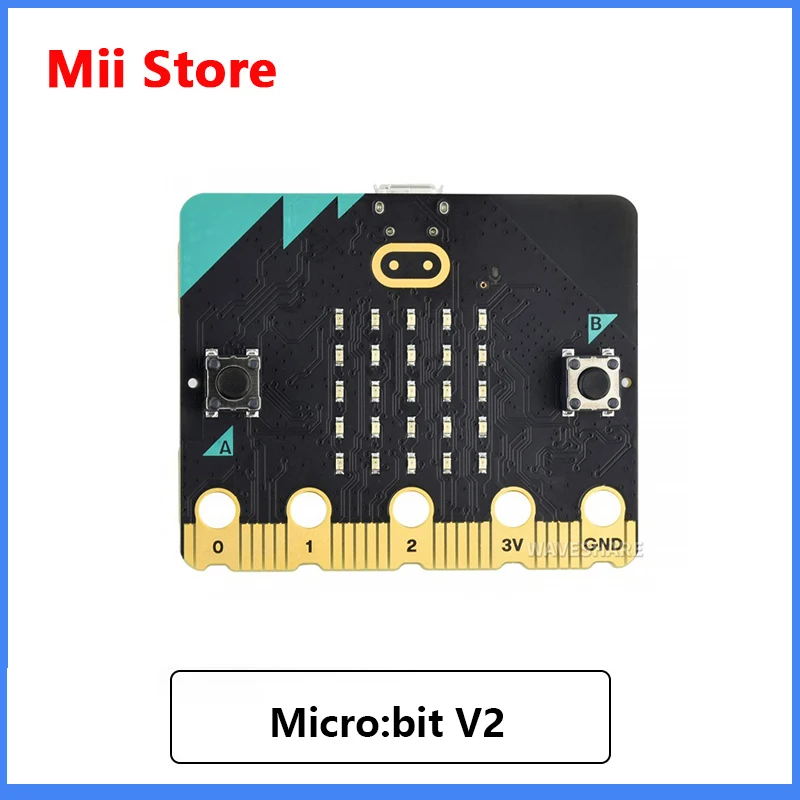 BBC-nueva placa de desarrollo Microbit V2.2, Kit de aprendizaje de programa educativo para la escuela, proyecto de bricolaje