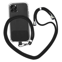 crossbody necklace strap lanyard cord liquid silicone phone case for iphone huawei redmi xiaomi samsung camera hanging rope