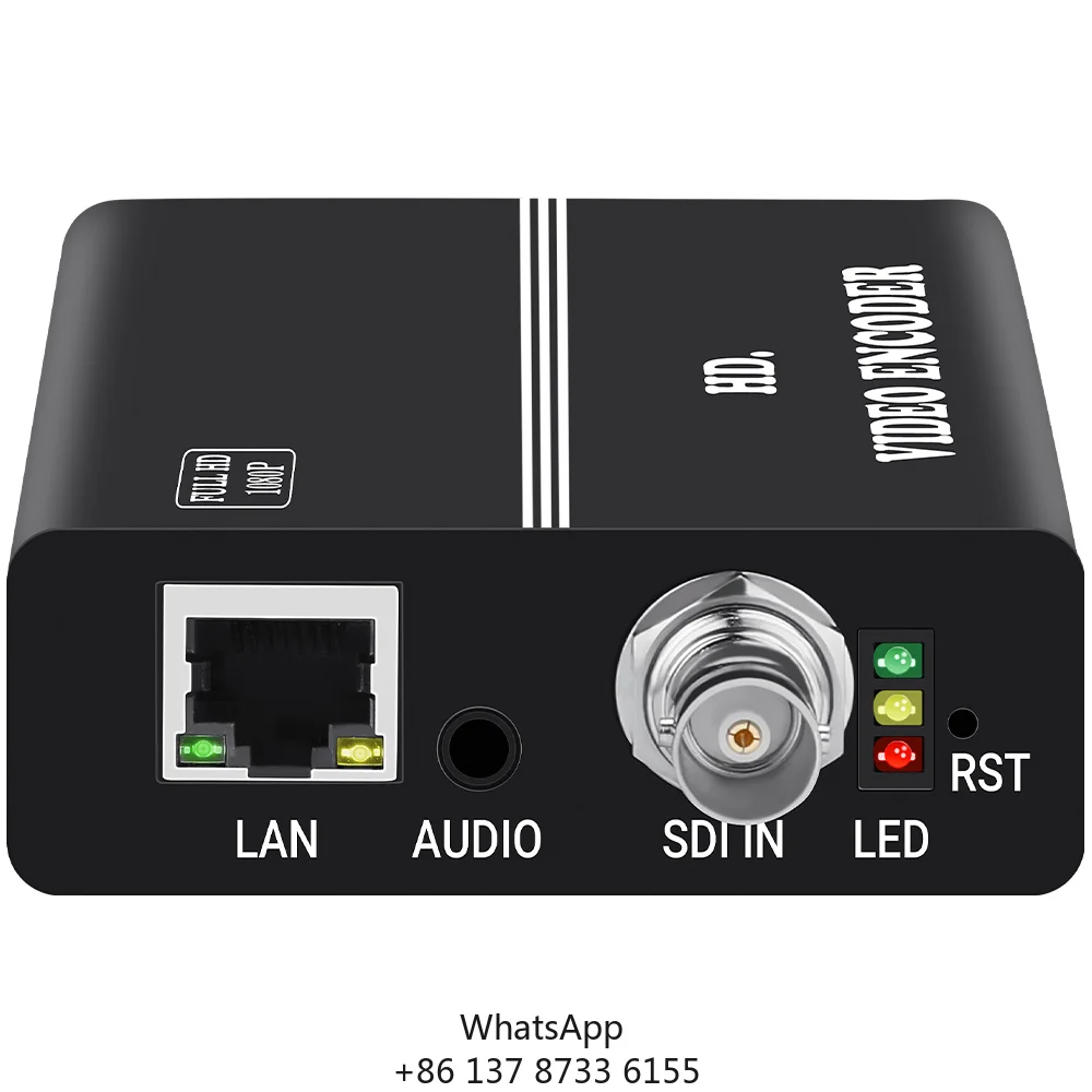 Фото Кодер видео URay Mini H.264 SDI, декодер HD-SDI в IP, IPTV-кодер, кодер для прямой трансляции RTMP №1