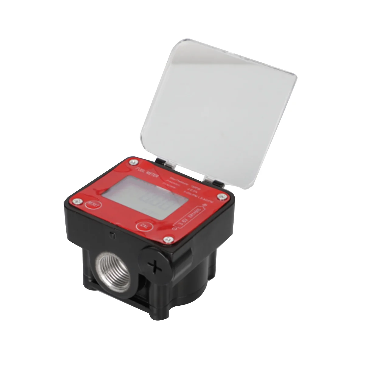 

Oval Gear Flow Meter Meter Electronic Small Flow Rate with Cover Meter Sensor Counter Indicator B