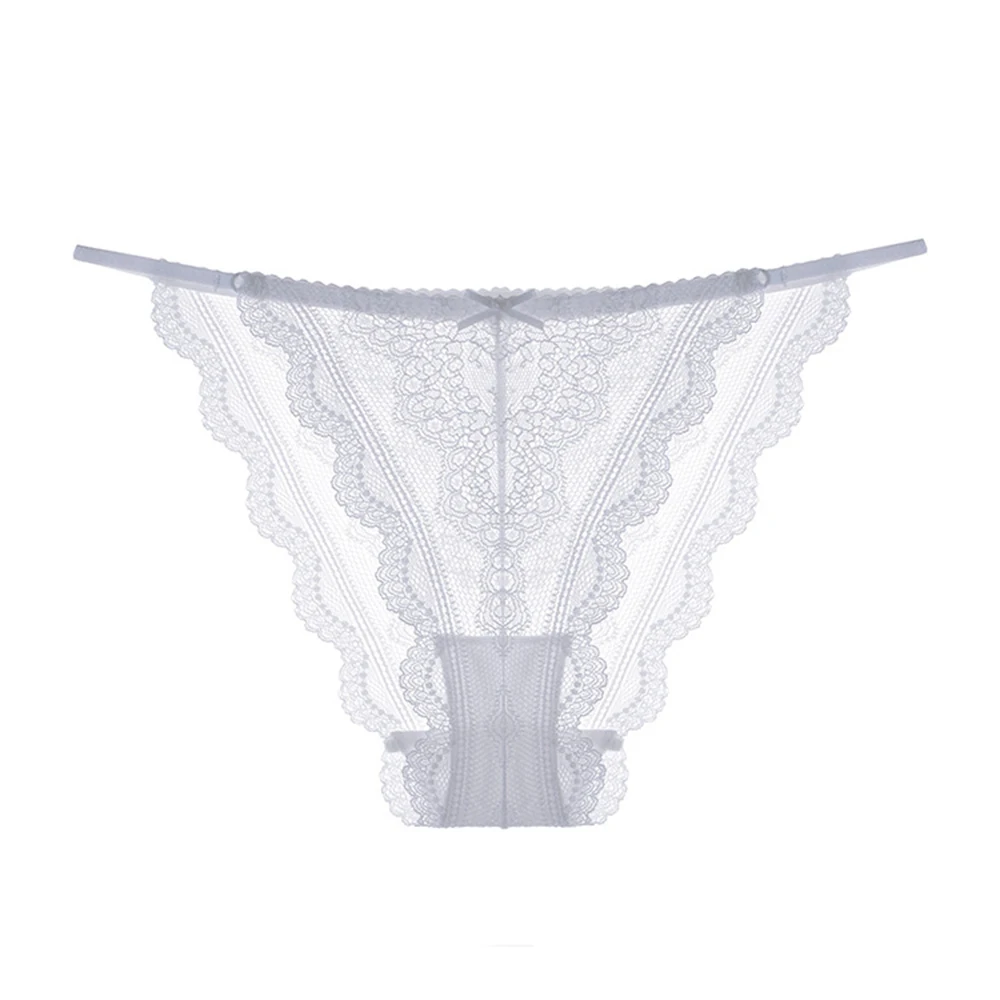 

ZUZZEE Women Sexy G-String Lace Breathable Perspective Comfortable Panties Famale Seamless Low-waist Underwear Briefs