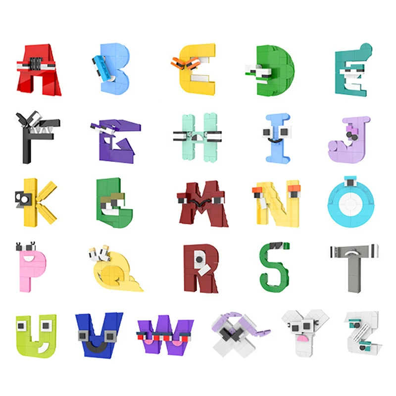 

Конструктор Алфавит ЛОР, 26 видов, Английский алфавит