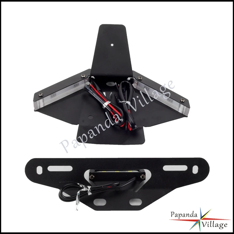 Держатель для номерного знака мотоцикла кронштейн задний аккуратный со