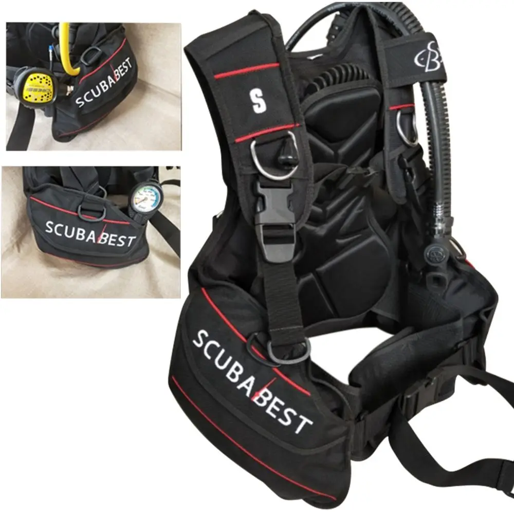 

Scuba Diving BCD Buoyancy Adjustment Controller Buoyancy Vest Rack for Adult Comfortable Portable Snorkel Diving
