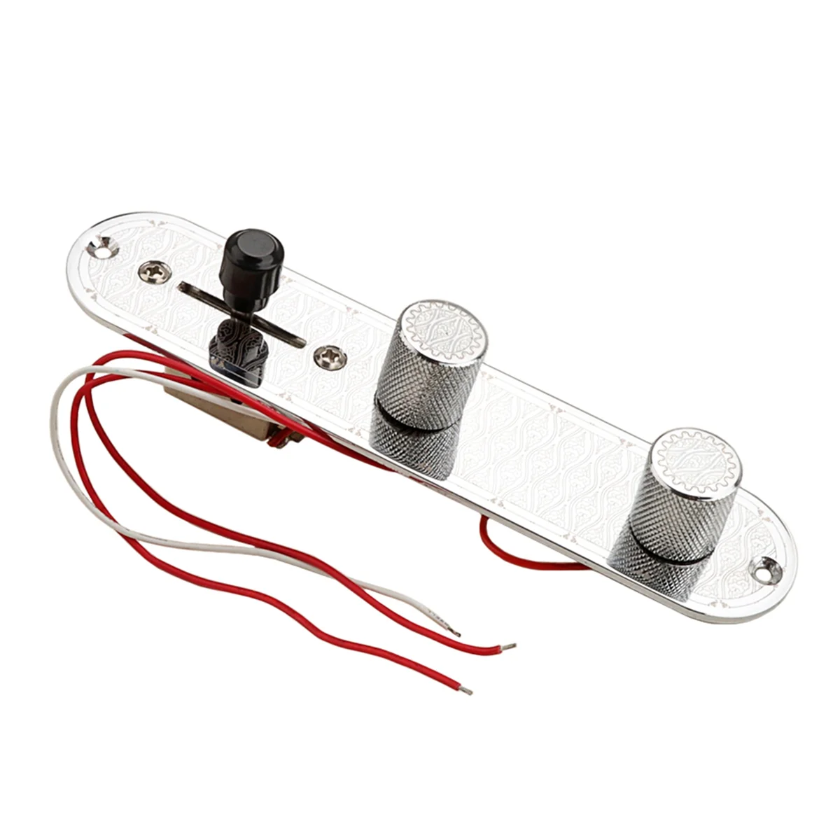 

Loaded Control Plate Prewired 3-Way Control Plate with Wiring Harness for Guitar Parts